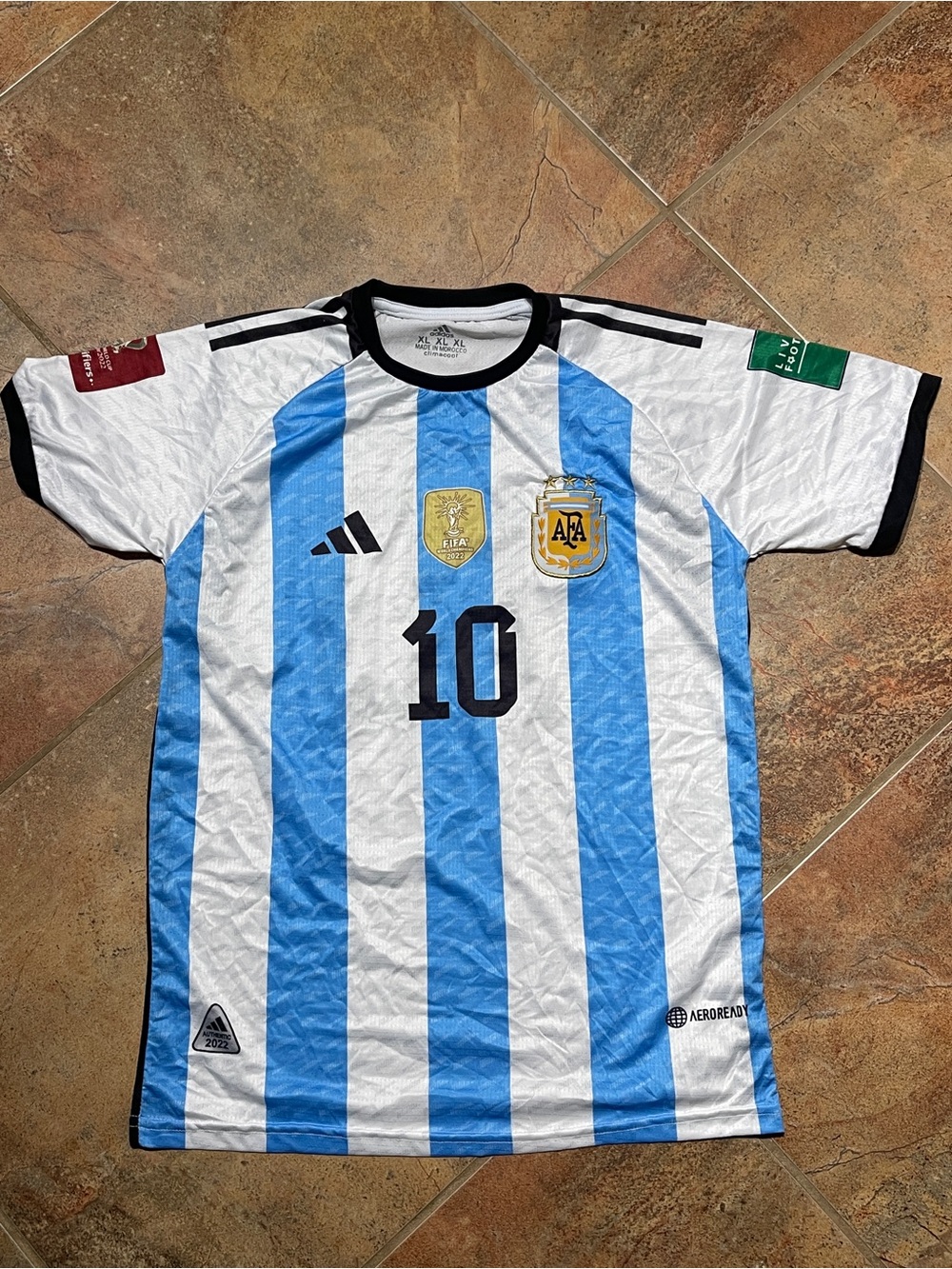 Argentina Home Soccer Jersey